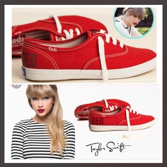 Keds Shoes - TAYLOR SWIFT RED KEDS size 9 limited edition